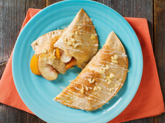 Peach Empanadas with Candied Ginger