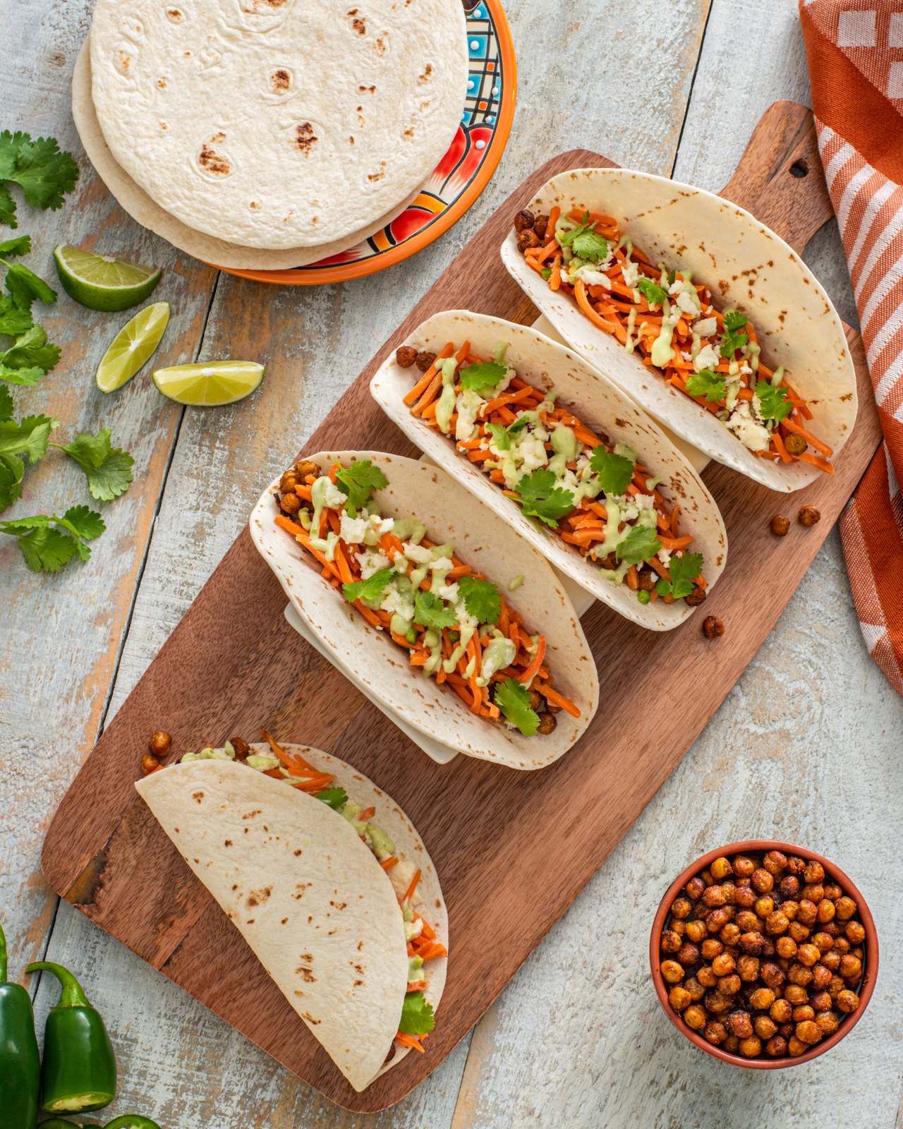 Air Fryer Chickpea Tacos Recipe