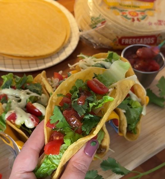 Classic Crispy Beef Tacos - Frescados Tortillas