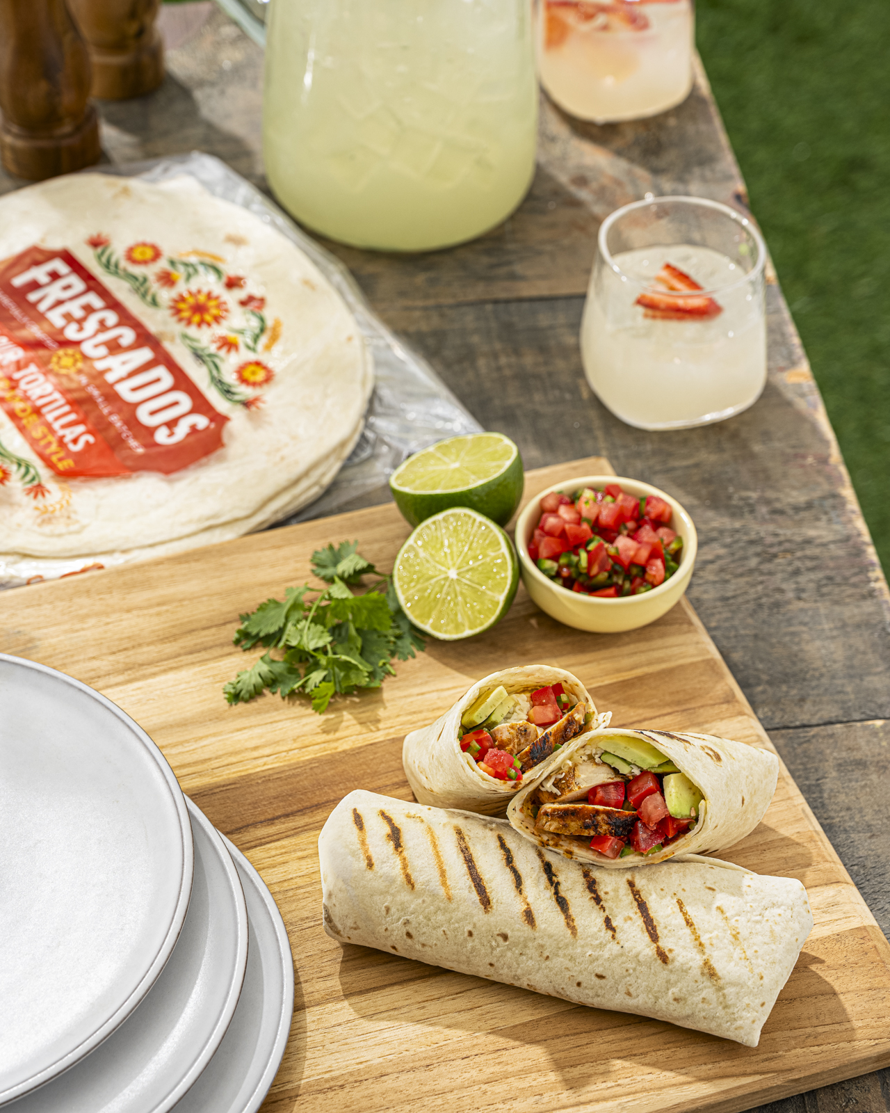 Grilled Chicken Burrito with Chipotle Ranch Recipe